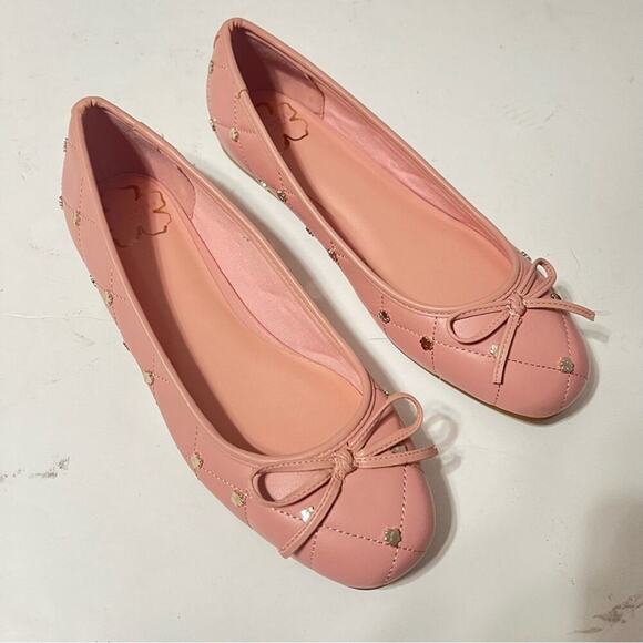 TED BAKER Pink Libban Leather Flat Size 38 - Picture 5 of 11